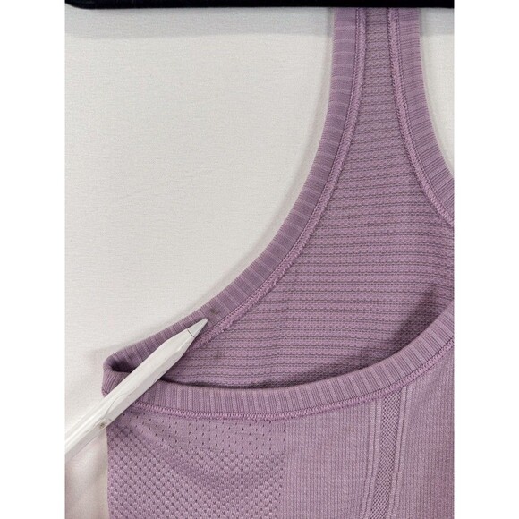 Lululemon Womens Top Purple Swiftly Tech Racerback Tank Athletic Stretch Size 8 - Picture 11 of 12